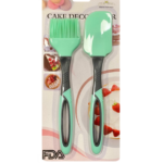 **Silicone Spatula**: A kitchen tool used for mixing, folding, and spreading ingredients, made from silicone which is heat-resistant and non-stick friendly