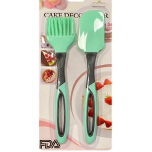 **Silicone Spatula**: A kitchen tool used for mixing, folding, and spreading ingredients, made from silicone which is heat-resistant and non-stick friendly