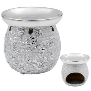 Silver Art Beeswax Oil Warmer