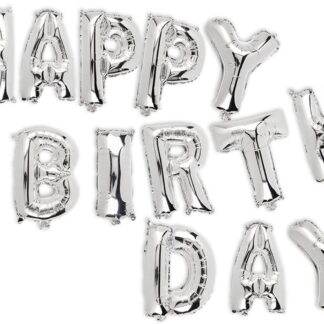 SILVER FOIL BALLOON FOR BIRTHDAY CELEBRATION (APPROXIMATELY 40CM PER BALLOON)