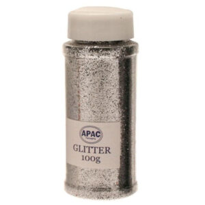 Silver Glitter Bottle, 100g