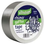 Silver Rhino Cloth Gaffer Tape 50mm x 10m - Model RT01065010SIRH