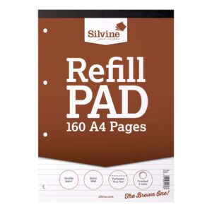 Silvine A4 Feint Ruled Refill Pad