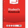 Silvine A4 Student Spiral Notebook