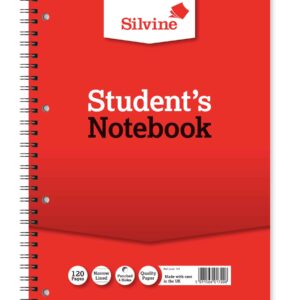 Silvine A4 Student Spiral Notebook