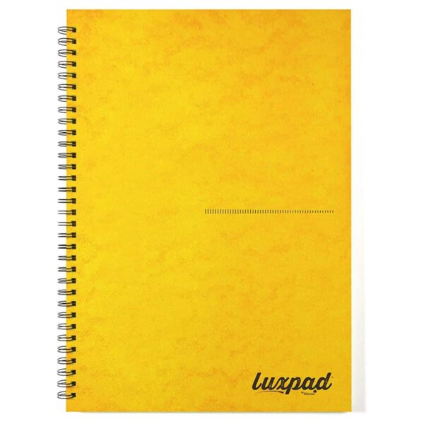 Silvine A4 Yellow Pressboard Notebook - FSC Certified