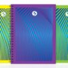 Silvine A5 Casebound Twin Wire Notebook with Daze Design - Assorted