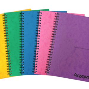 Silvine A5 Pressboard Notebook - Various Colors, FSC Certified