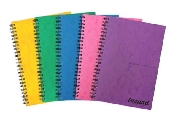 Silvine A5 Pressboard Notebook - Various Colors, FSC Certified