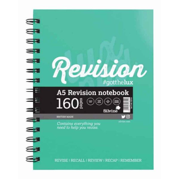 Silvine A5 Study Notebook