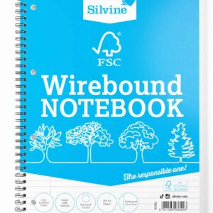 Silvine FSC A4+ Double Spiral Bound Notebook