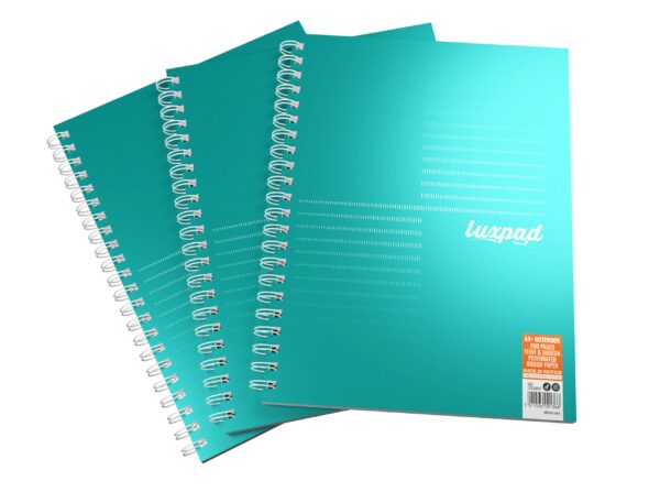 Silvine FSC Metallic A4+ Double Wire Notebook