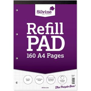 Silvine Graph Refill Pad A4