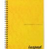 Silvine Yellow A5 Pressboard Notebook