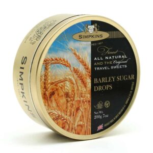 Simpkins 200g Barley Sugar Travel Sweet Tins