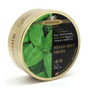 Simpkins Assorted Mint Travel Sweet Tins 200g