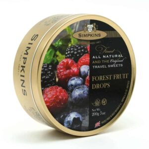 Simpkins Travel Sweet Tins: Forest Fruit Drops, 200g