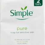 Simple Pure Soap for Sensitive Skin, 100g, Pack of 2