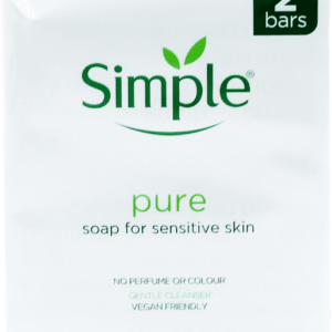 Simple Sensitive Soap Twin Pack - 2 Bars of 100g Each