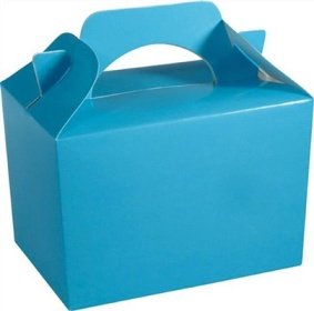 Single Baby Blue Children's Plain Activity and Food Box