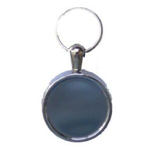 Single Unit Retractable Metal Belt ID Key Ring Holder, 50mm