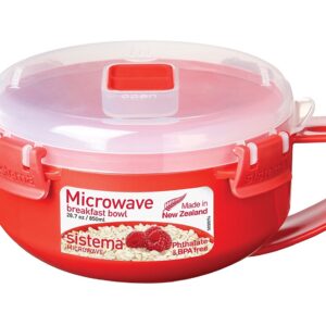 Sistema 850ml Microwave Porridge Breakfast Bowl