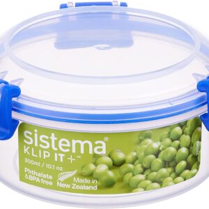 SISTEMA KLIP IT PLUS 300ML ROUND FOOD STORAGE CONTAINER