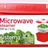 Sistema Large 3.2 Litre Microwave Steamer with Basket