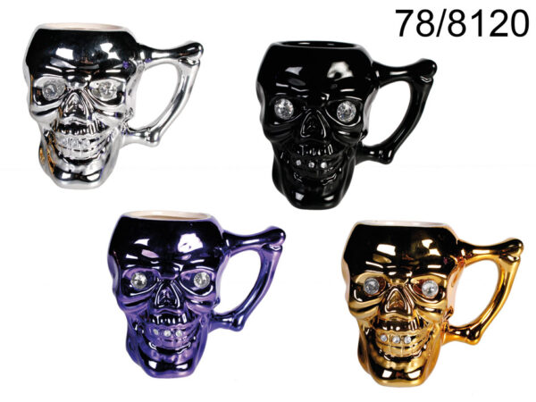 Skeletal Design Mug 10cm x 12cm