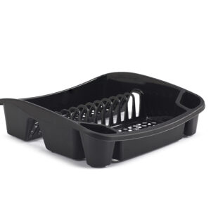 Small Black Dish Drainer by Whitefurze