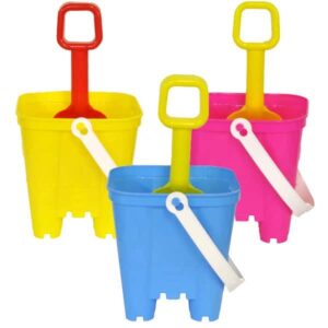 Small Castle Bucket Set with 19cm Spade (13cm Bucket)