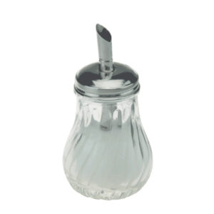 Small Glass Sugar Dispenser 11 x 7 cm