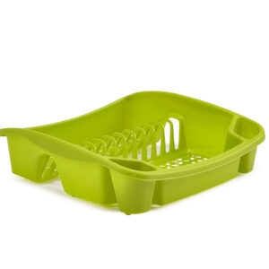 Small Green Dish Drainer by Whitefurze