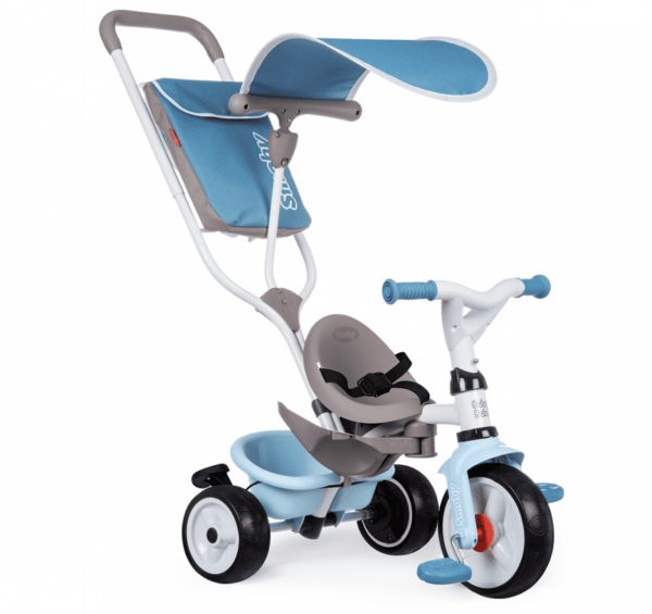 Smoby Baby Balade 3-in-1 Blue Tricycle Ride-On for Ages 10 Months and Up