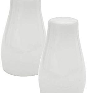 Solar White Porcelain Salt and Pepper Shaker Collection