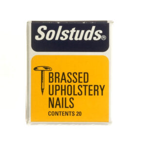 SOLSTUDS 10MM Brass Upholstery Tacks Pack of 20