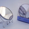 SOURCE Dual-Sided Metal Shaving Mirror, 11cm