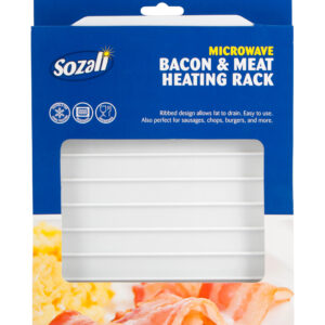 SOZALI MICROWAVE MEAT WARMING TRAY WITH RACK