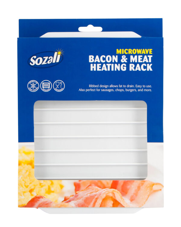 SOZALI MICROWAVE MEAT WARMING TRAY WITH RACK