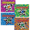 Spiral-Bound Travel Crossword Puzzle Book - 4 Titles, 175mm x 145mm, 168 Pages