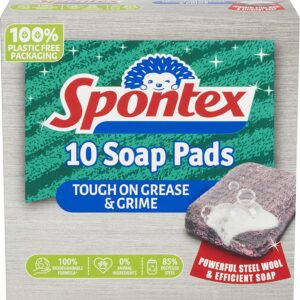 Spontex Pads Filled with Soap, Pack of 10