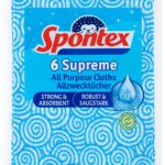 Spontex Supreme Multi-Purpose Cloths Pack of 6