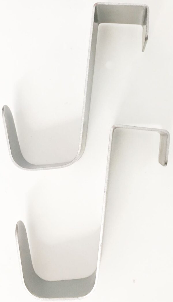 Spot On Stainless Steel Over-Cabinet/Cupboard Kitchen Hooks, Pack of 2