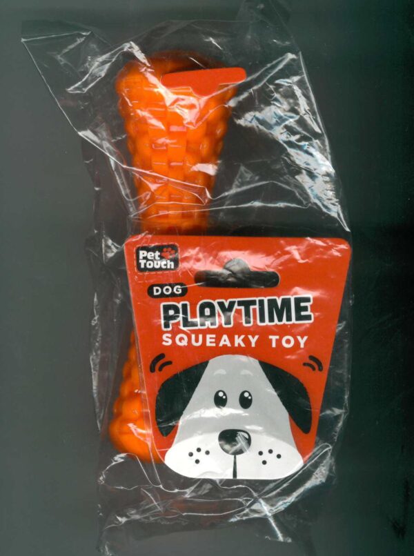 SQUEAKY TPR DOG TOY BY PET TOUCH