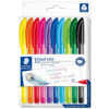 Staedtler Pack of 10 Multicolor Ballpoint Pens