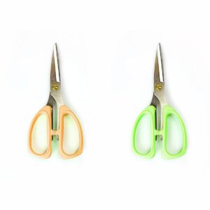 Stainless Steel Fabric And Kitchen Scissors Assorted Colours 0355 (Parcel Rate)