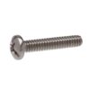 STAR PACK 16 Slotted Panhead Machine Screws & Nuts BZP M4 x 25mm