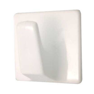 STAR PACK 2 Large White Square Self-Adhesive Hooks