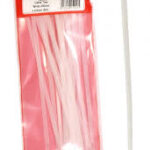 Star Pack 20 White Cable Ties - 200mm x 4.8mm