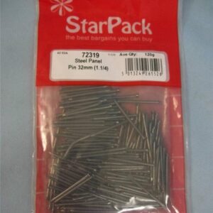 STAR PACK 32MM STEEL PANEL PINS, 95G